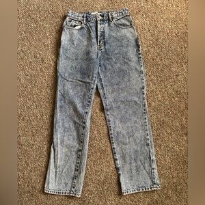 PacSun Women’s Blue Acid Wash Denim Jeans